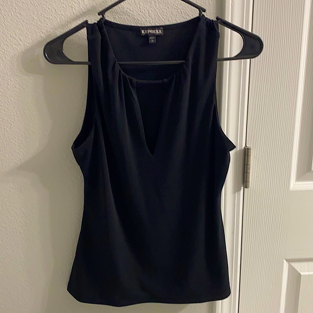 EXPRESS S Black Sleeveless Top
